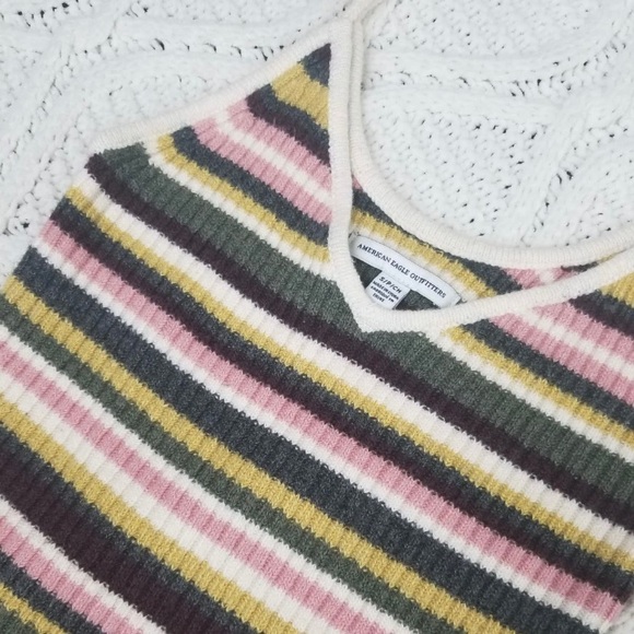 American Eagle Ribbed Striped Cami - Picture 3 of 3